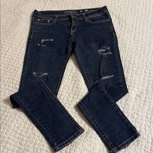 Miss Me Dark Blue Skinny Jeans